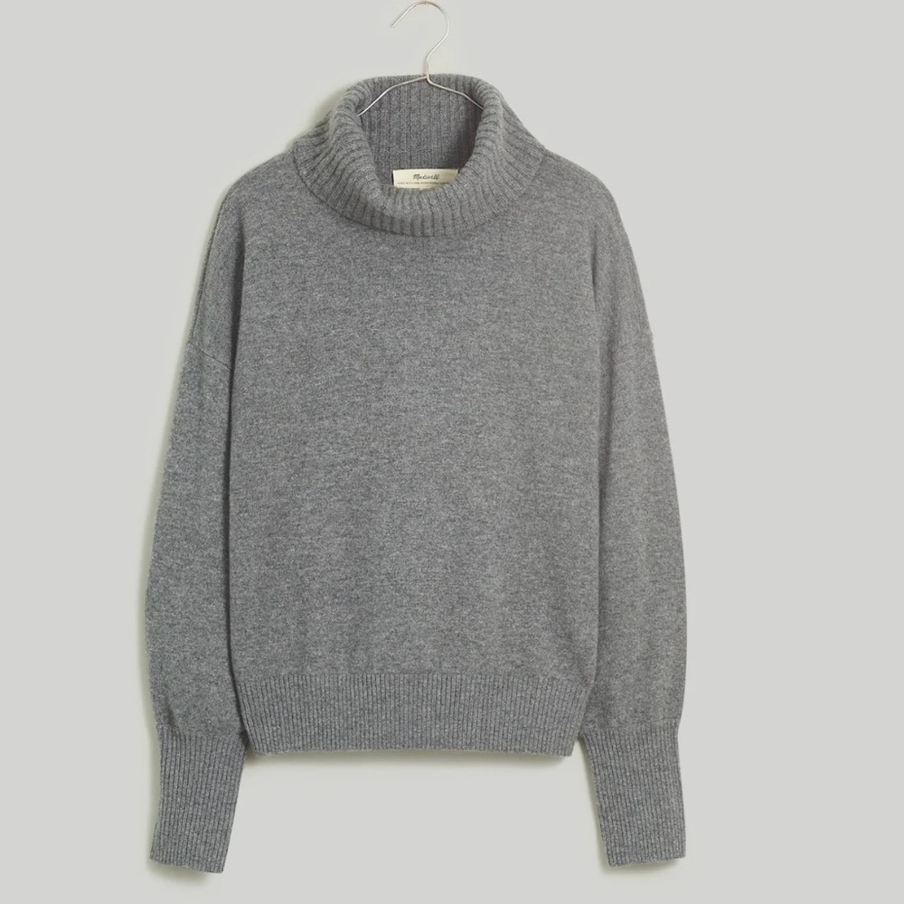 Madewell (Re)sponsible Cashmere Turtleneck Sweater NWT XS